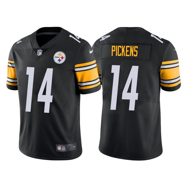 Mens Pittsburgh Steelers #14 George Pickens Black Vapor Untouchable Limited Stitched Jersey