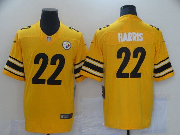 Mens Pittsburgh Steelers #22 Najee Harris Gold Inverted Legend NFL Jersey