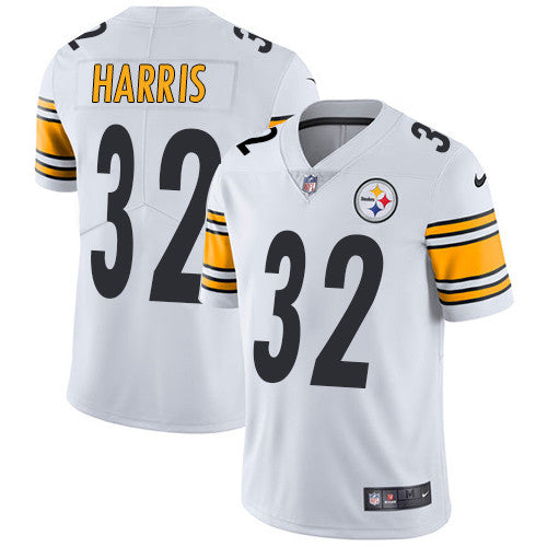 Mens Pittsburgh Steelers #32 Franco Harris White Vapor Untouchable Limited Stitched Jersey