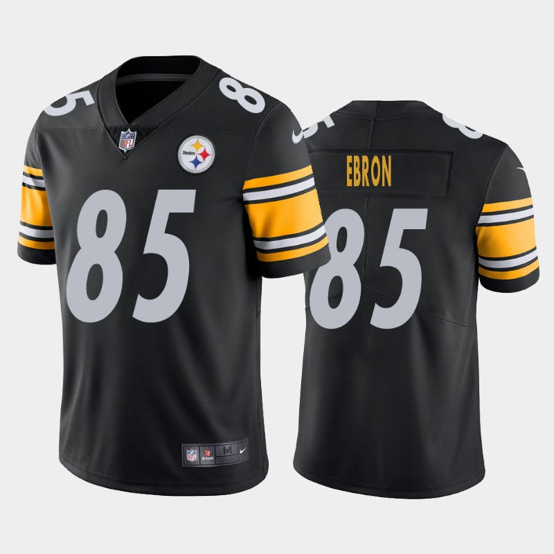 Mens Pittsburgh Steelers #85 Eric Ebron Black Vapor Untouchable Limited Stitched Jersey