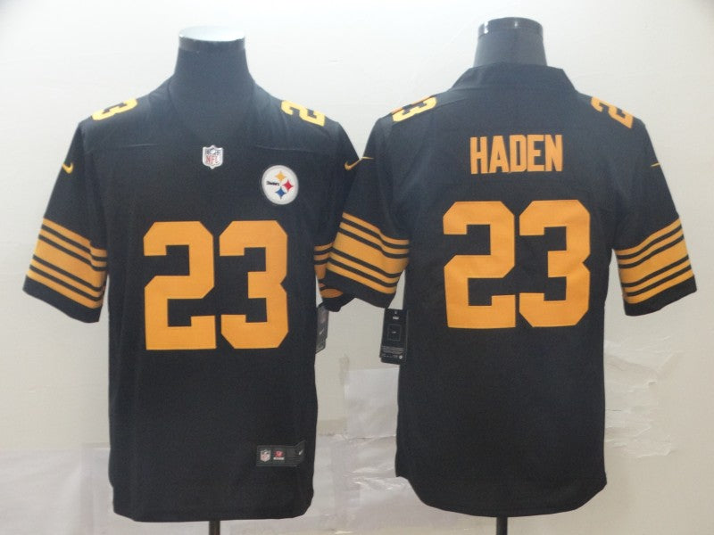Mens Pittsburgh Steelers #23 Joe Haden Black Color Rush Limited Stitched NFL Jersey