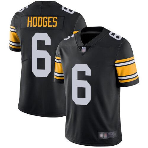 Mens Pittsburgh Steelers #6 Devlin Hodges 2019 Black Vapor Untouchable Limited Stitched NFL Jersey