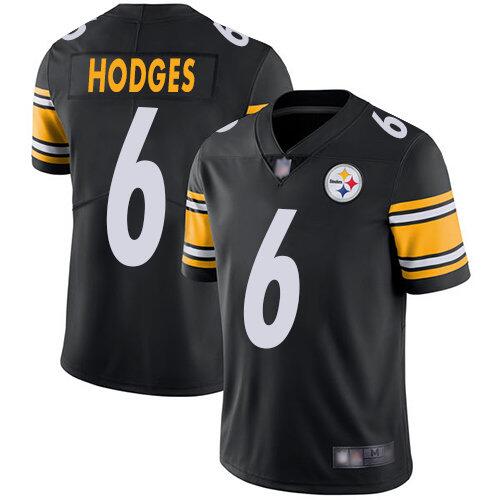 Mens Pittsburgh Steelers #6 Devlin Hodges Black Vapor Untouchable Limited Stitched NFL Jersey