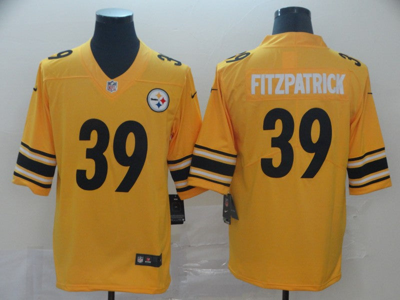 Mens Pittsburgh Steelers #39 Minkah Fitzpatrick 2019 Gold Inverted Legend NFL Jersey