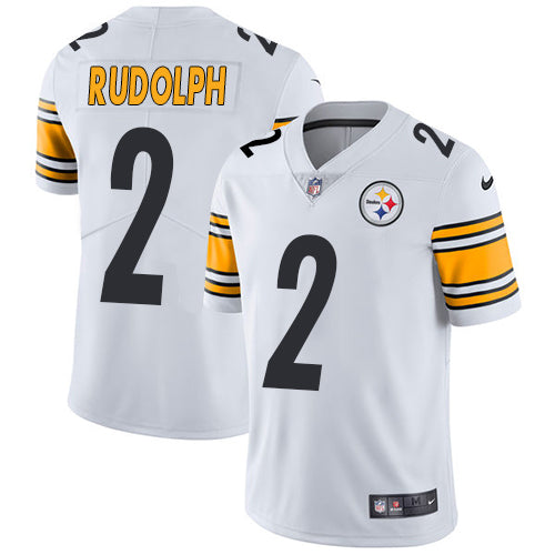 Mens Pittsburgh Steelers #2 Mason Rudolph White 2019 Vapor Untouchable Limited Stitched NFL Jersey