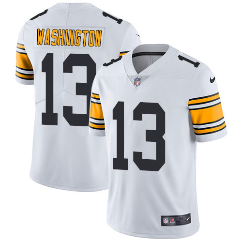 Mens Pittsburgh Steelers #13 James Washington White 2019 Vapor Untouchable Limited Stitched NFL Jersey