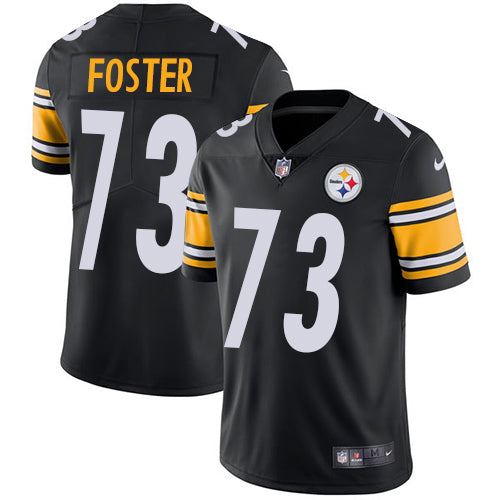 Mens Pittsburgh Steelers #73 Ramon Foster Black Vapor Untouchable Limited Stitched NFL Jersey
