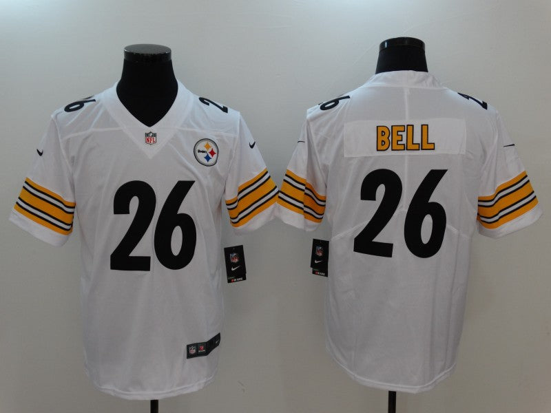 Mens Pisttburgn Steelers #26 LeVeon Bell White Vapor Untouchable Player Limited Jersey