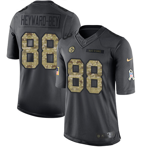 Nike Steelers #88 Darrius Heyward-Bey Black Mens Stitched NFL Limited 2016 Salute to Service Jersey