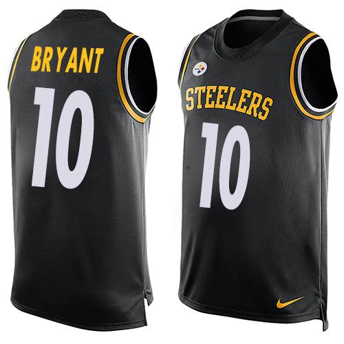 Nike Steelers #10 Martavis Bryant Black Team Color Mens Stitched NFL Limited Tank Top Jersey