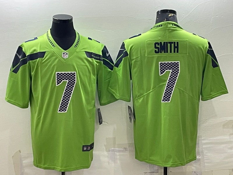 Mens Seattle Seahawks #7 Geno Smith Green Vapor Untouchable Limited Stitched Jersey