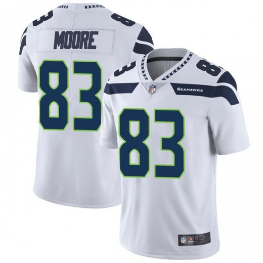 Mens Seattle Seahawks #83 David Moore White Vapor Untouchable Limited Stitched Jersey