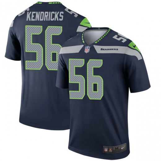 Mens Seattle Seahawks #56 Mychal Kendricks Navy NFL Game Jersey