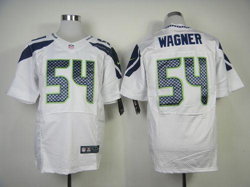 Nike Seahawks #54 Bobby Wagner White Mens Stitched NFL Elite Jersey