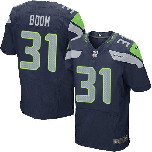 Nike Seahawks #31 Kam Chancellor Steel Blue Team Color Mens Stitched NFL Legion of Boom Elite Jersey