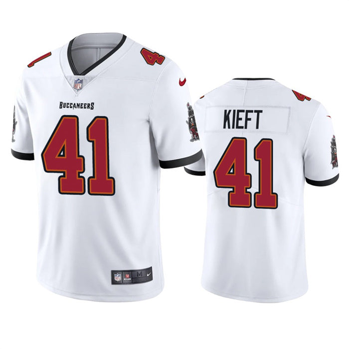 Mens Tampa Bay Buccaneers #41 Ko Kieft White Vapor Untouchable Limited Stitched Jersey
