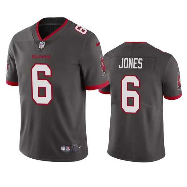 Mens Tampa Bay Buccaneers #6 Julio Jones Grey Vapor Untouchable Limited Stitched Jersey
