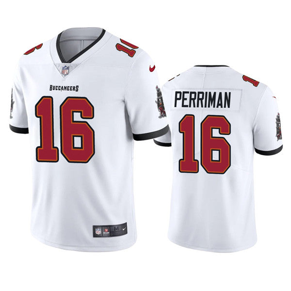 Mens Tampa Bay Buccaneers #16 Breshad Perriman White Vapor Untouchable Limited Stitched Jersey