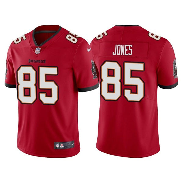 Mens Tampa Bay Buccaneers #85 Julio Jones Red Vapor Untouchable Limited Stitched Jersey