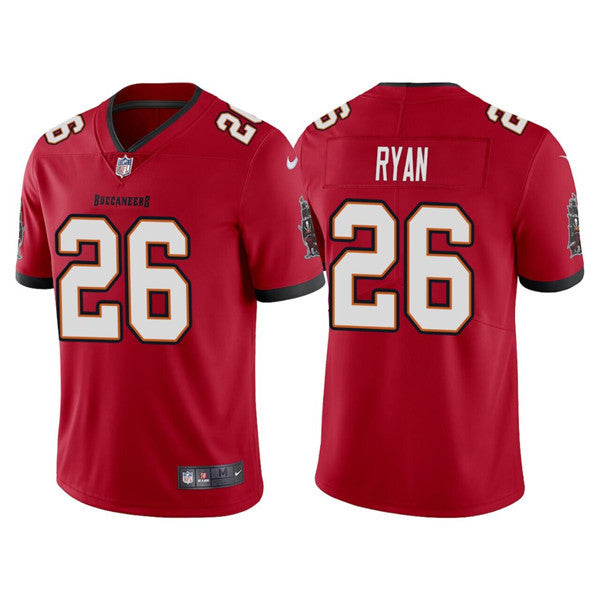 Mens Tampa Bay Buccaneers #26 Logan Ryan Red Vapor Untouchable Limited Stitched Jersey