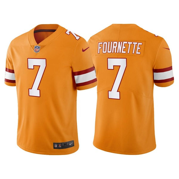 Mens Tampa Bay Buccaneers #7 Leonard Fournette Orange Vapor Untouchable Limited Stitched Jersey