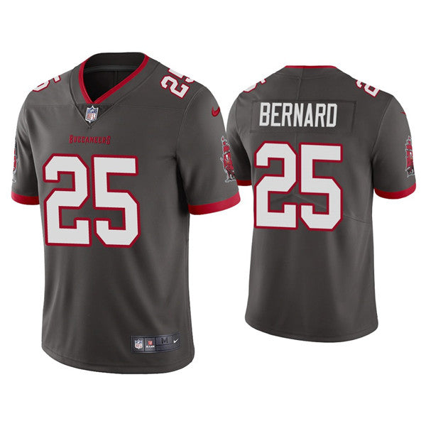Mens Tampa Bay Buccaneers #25 Giovani Bernard Gray Vapor Untouchable Limited Stitched Jersey