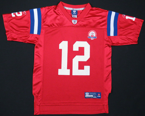 Mens Tampa Bay Buccaneers #12 Tom Brady Red Stitched Jersey