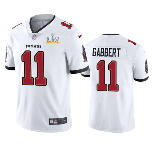 Mens Tampa Bay Buccaneers #11 Blaine Gabbert White 2021 Super Bowl LV Limited Stitched Jersey