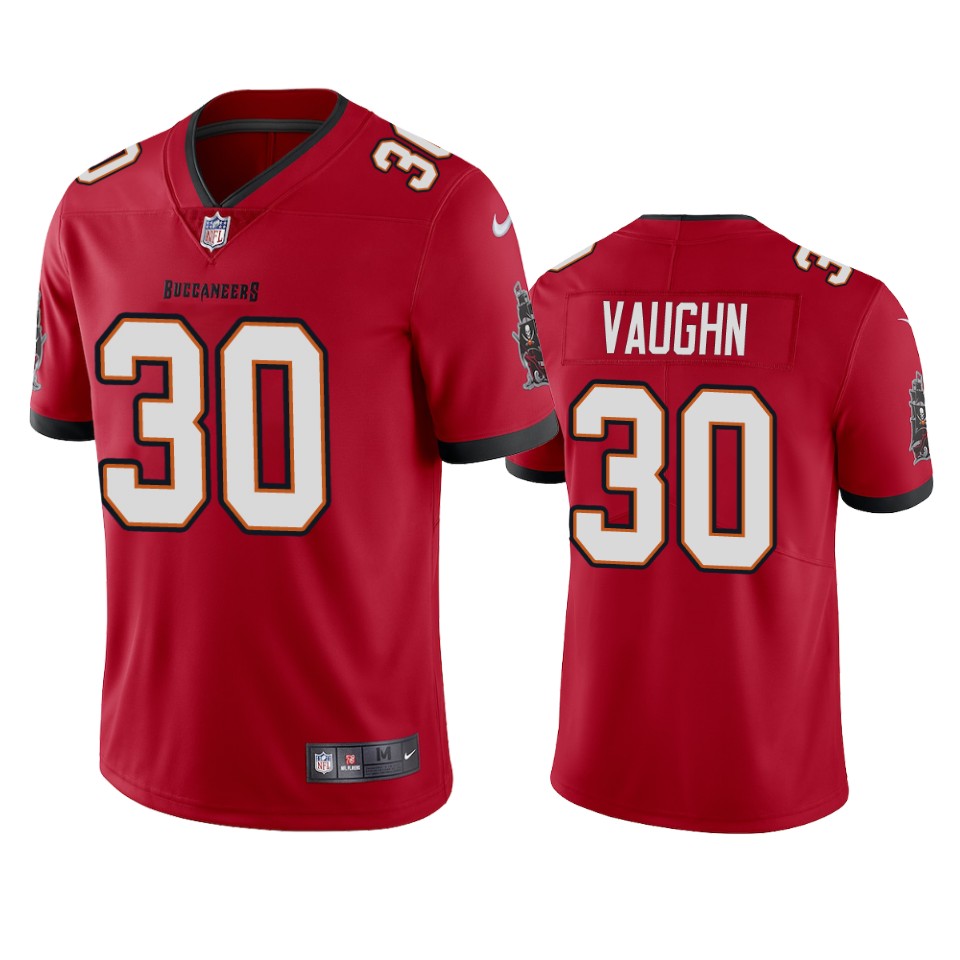 Mens Tampa Bay Buccaneers #30 KeShawn Vaughn New Red Vapor Untouchable Limited Stitched Jersey