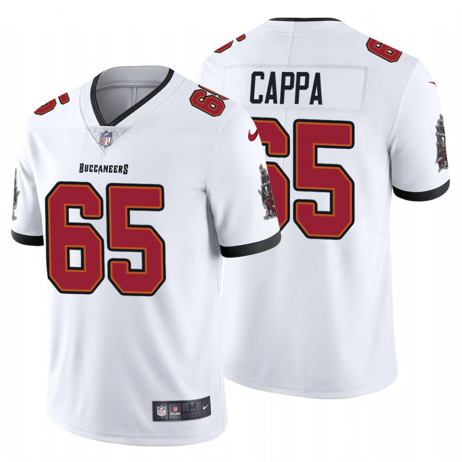 Mens Tampa Bay Buccaneers #65 Alex Cappa New White Vapor Untouchable Limited Stitched NFL Jersey