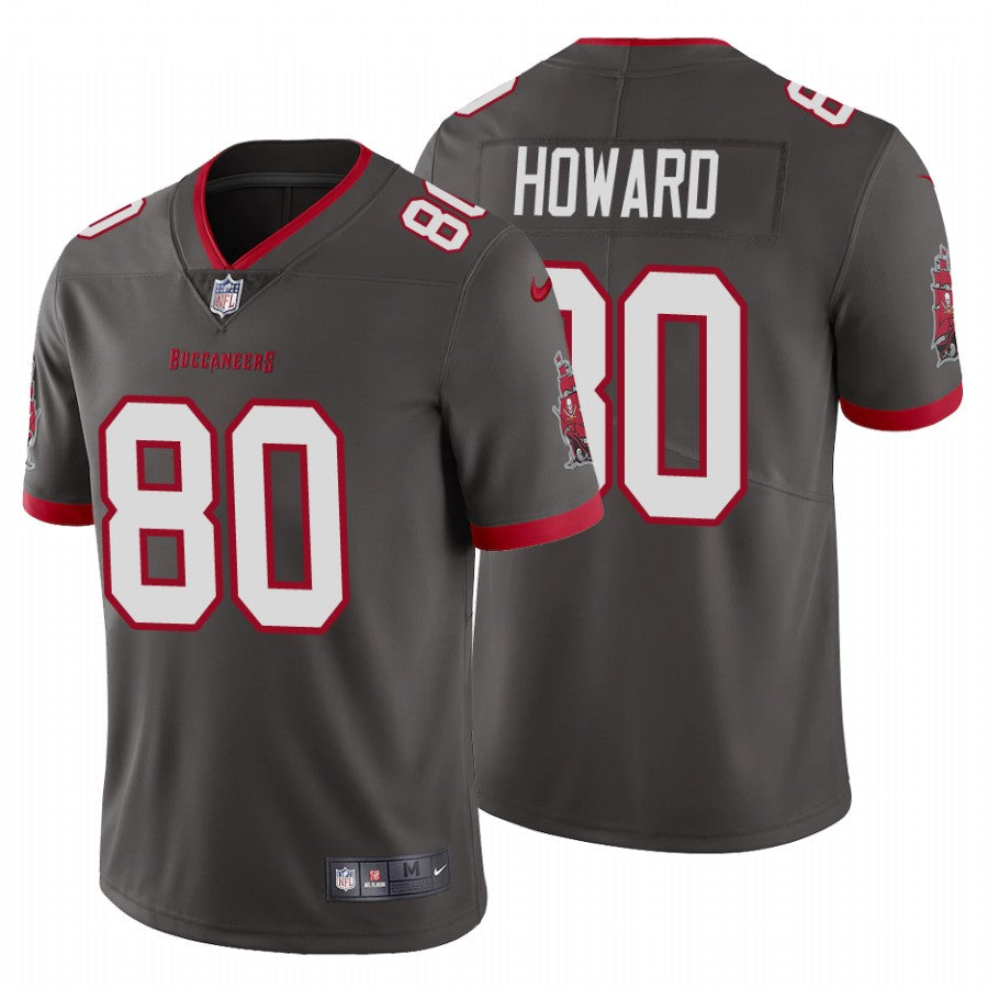Mens Tampa Bay Buccaneers #80 OJ Howard New Grey Vapor Untouchable Limited Stitched NFL Jersey