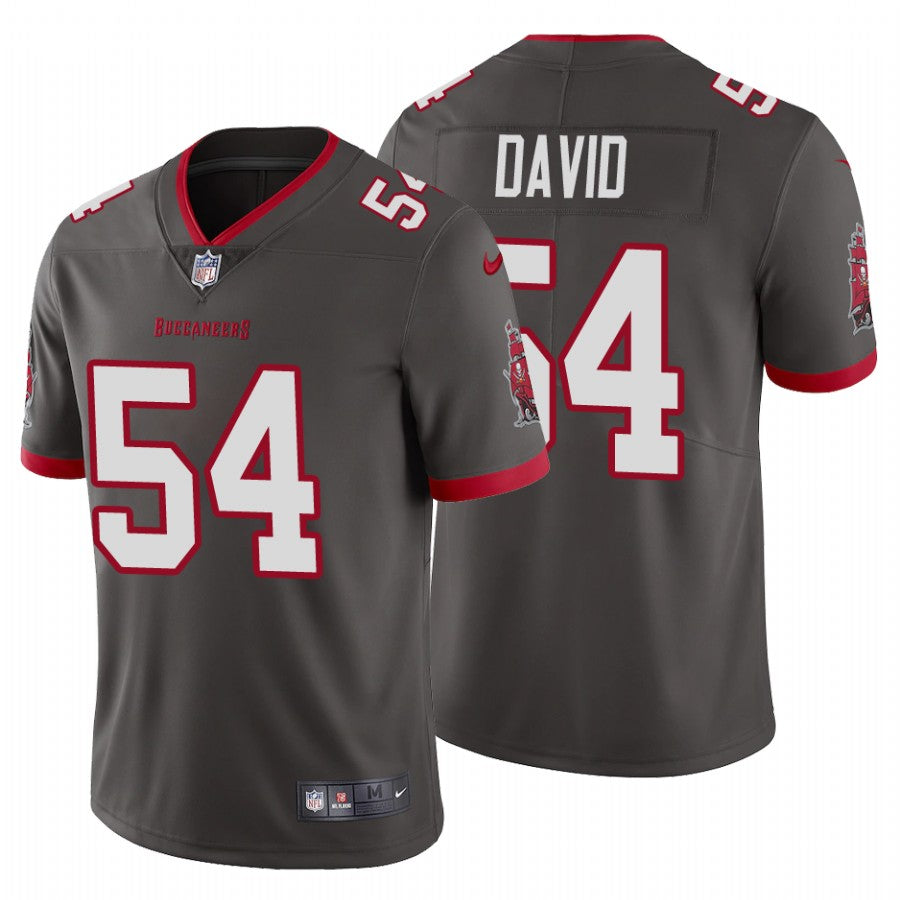 Mens Tampa Bay Buccaneers #54 Lavonte David New Grey Vapor Untouchable Limited Stitched NFL Jersey