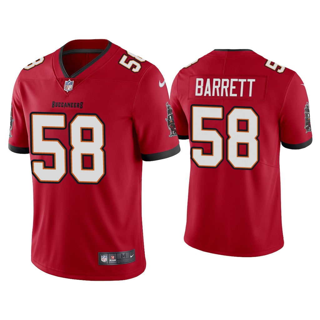 Mens Tampa Bay Buccaneers #58 Shaquil Barrett New Red Vapor Untouchable Limited Stitched NFL Jersey