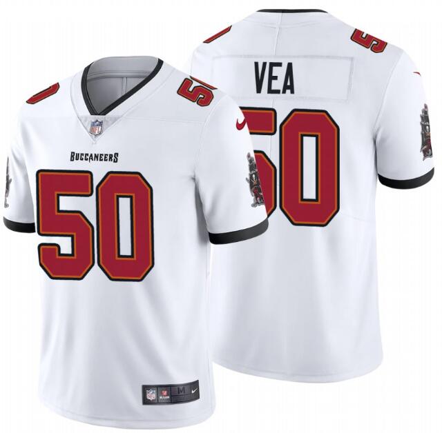 Mens Tampa Bay Buccaneers #50 Vita Vea New White Vapor Untouchable Limited Stitched NFL Jersey