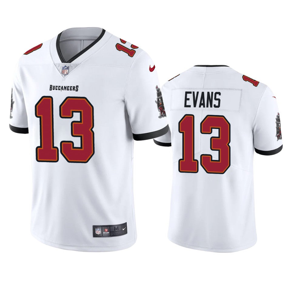 Mens Tampa Bay Buccaneers #13 Mike Evans New White Vapor Untouchable Limited Stitched NFL Jersey