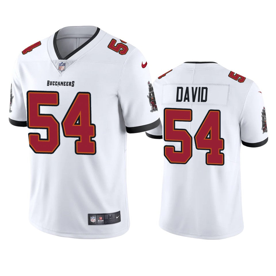 Mens Tampa Bay Buccaneers #54 Lavonte David New White Vapor Untouchable Limited Stitched NFL Jersey