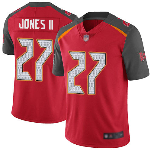 Mens Tampa Bay Buccaneers #27 Ronald Jones II Red Vapor Untouchable Limited Stitched NFL Jersey