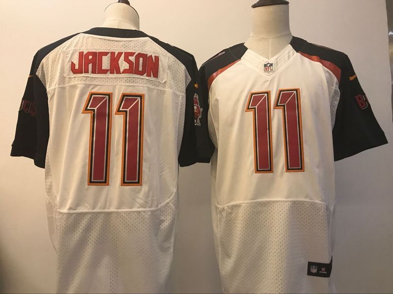 Mens Tampa Bay Buccaneers #11 DeSean Jackson Nike White Elite Stitched NFL Jersey