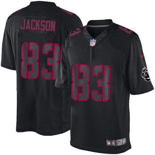 Nike Buccaneers #83 Vincent Jackson Black Mens Stitched NFL Impact Limited Jersey