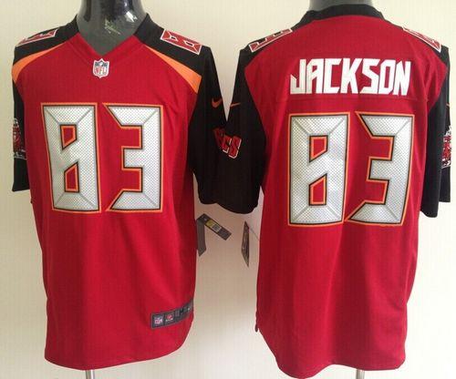 Nike Buccaneers #83 Vincent Jackson Red Team Color Mens Stitched NFL New Game Jersey
