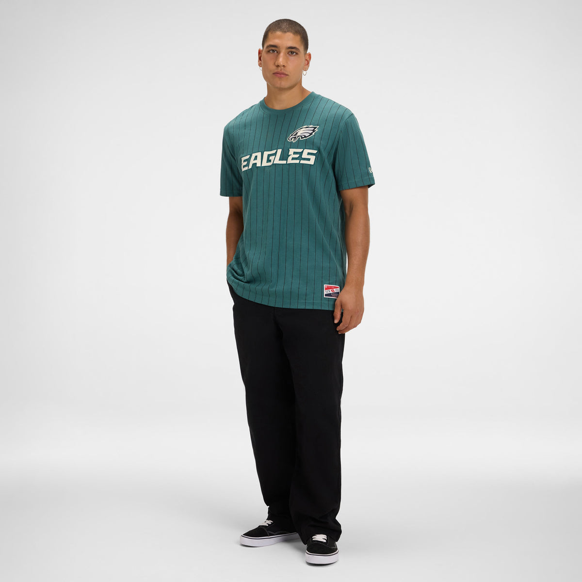Buffalo Bills Throwback Retro Pinstripe T-Shirt