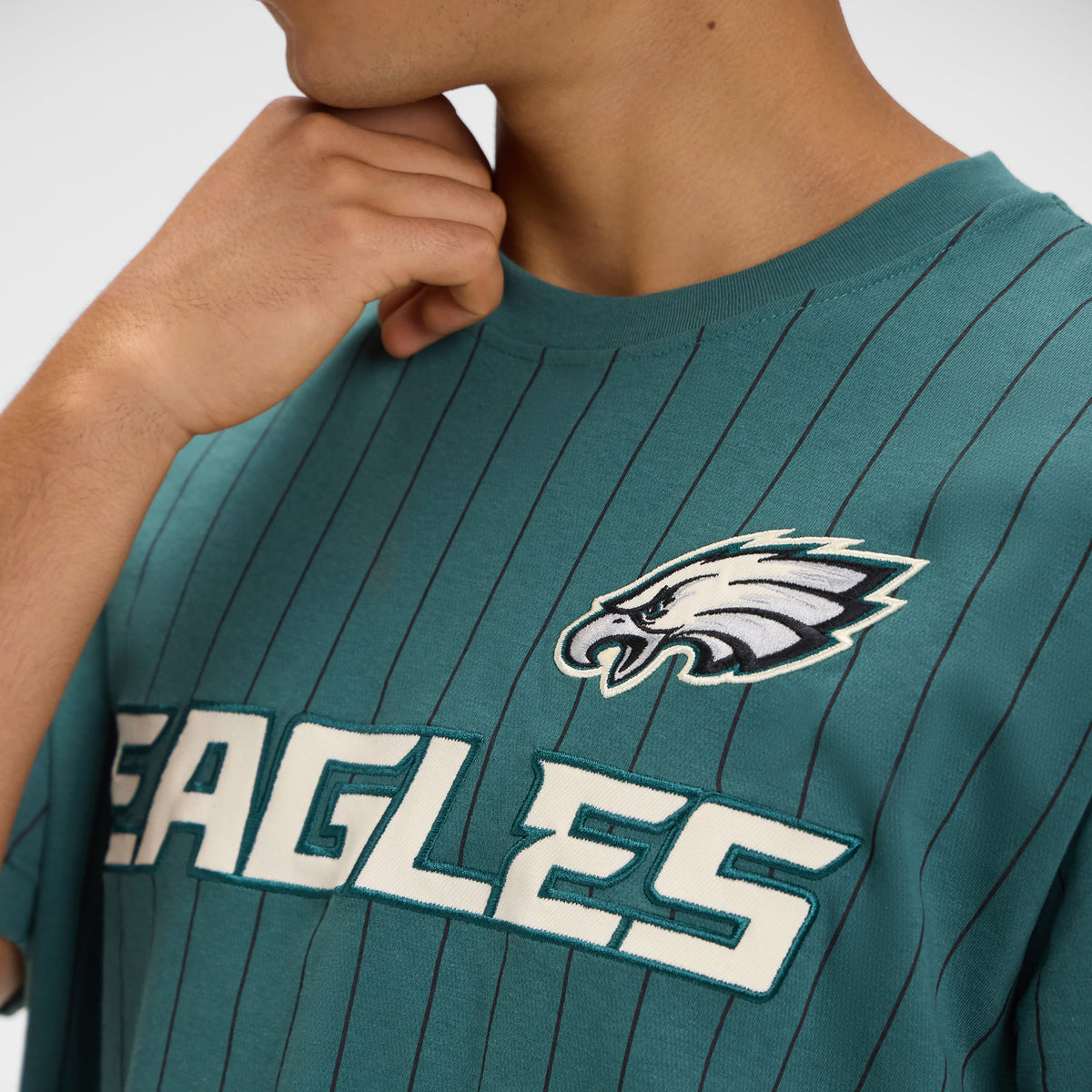 Miami Dolphins Throwback Retro Pinstripe T-Shirt