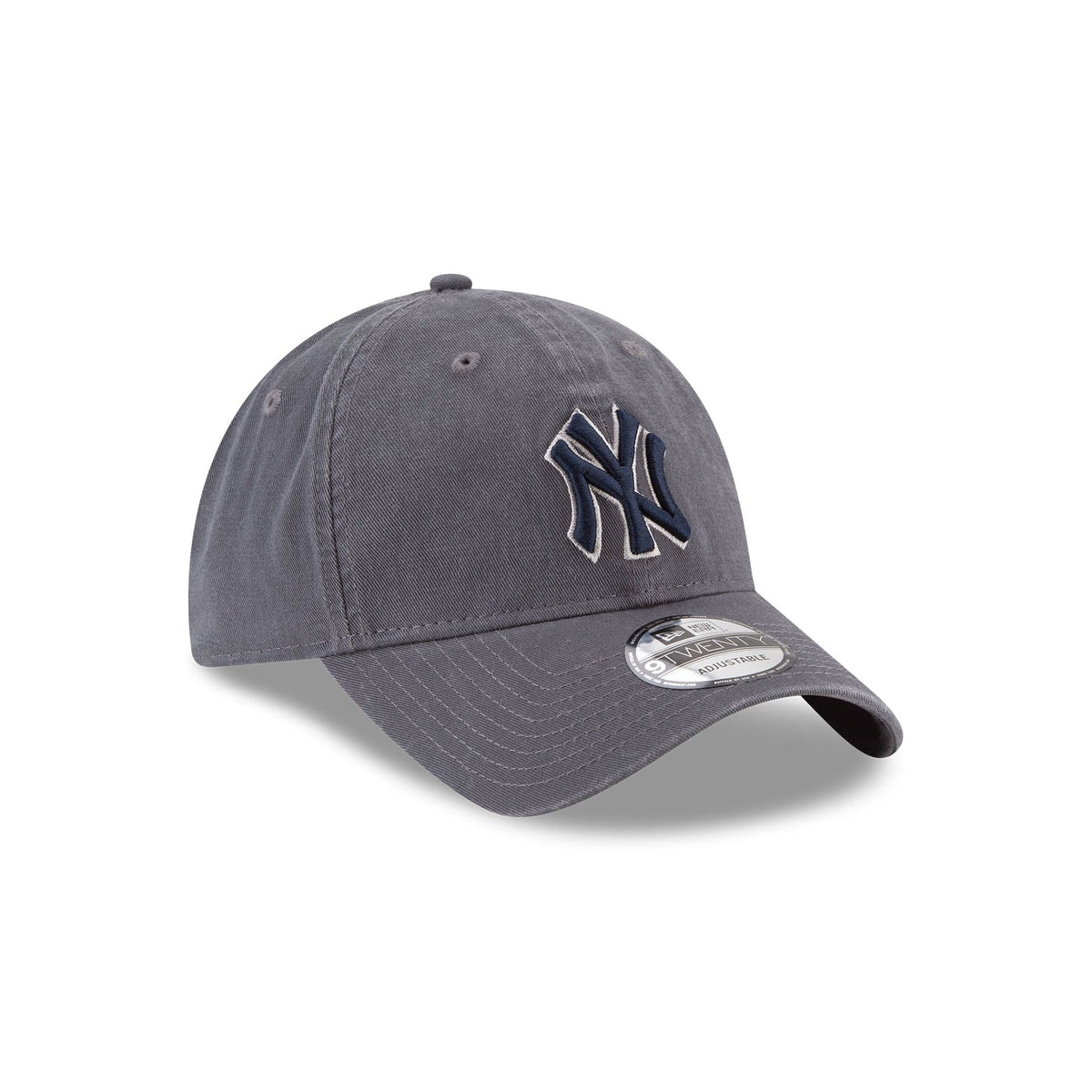 New York Yankees Core Classic Gray 9TWENTY Adjustable Hat