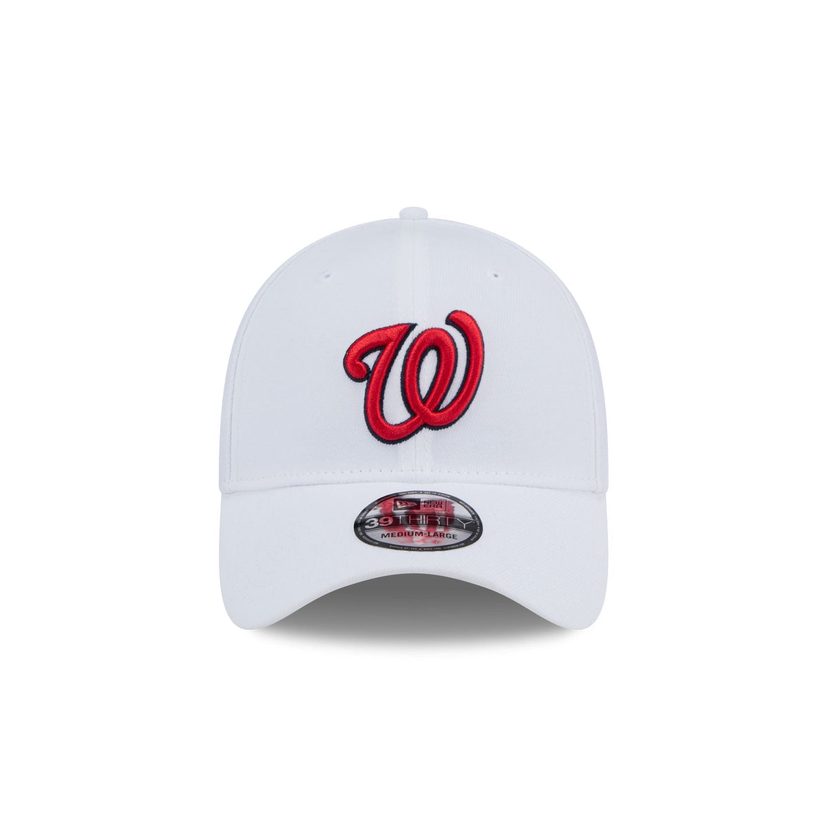 Washington Nationals Optic White 39THIRTY Stretch Fit Hat