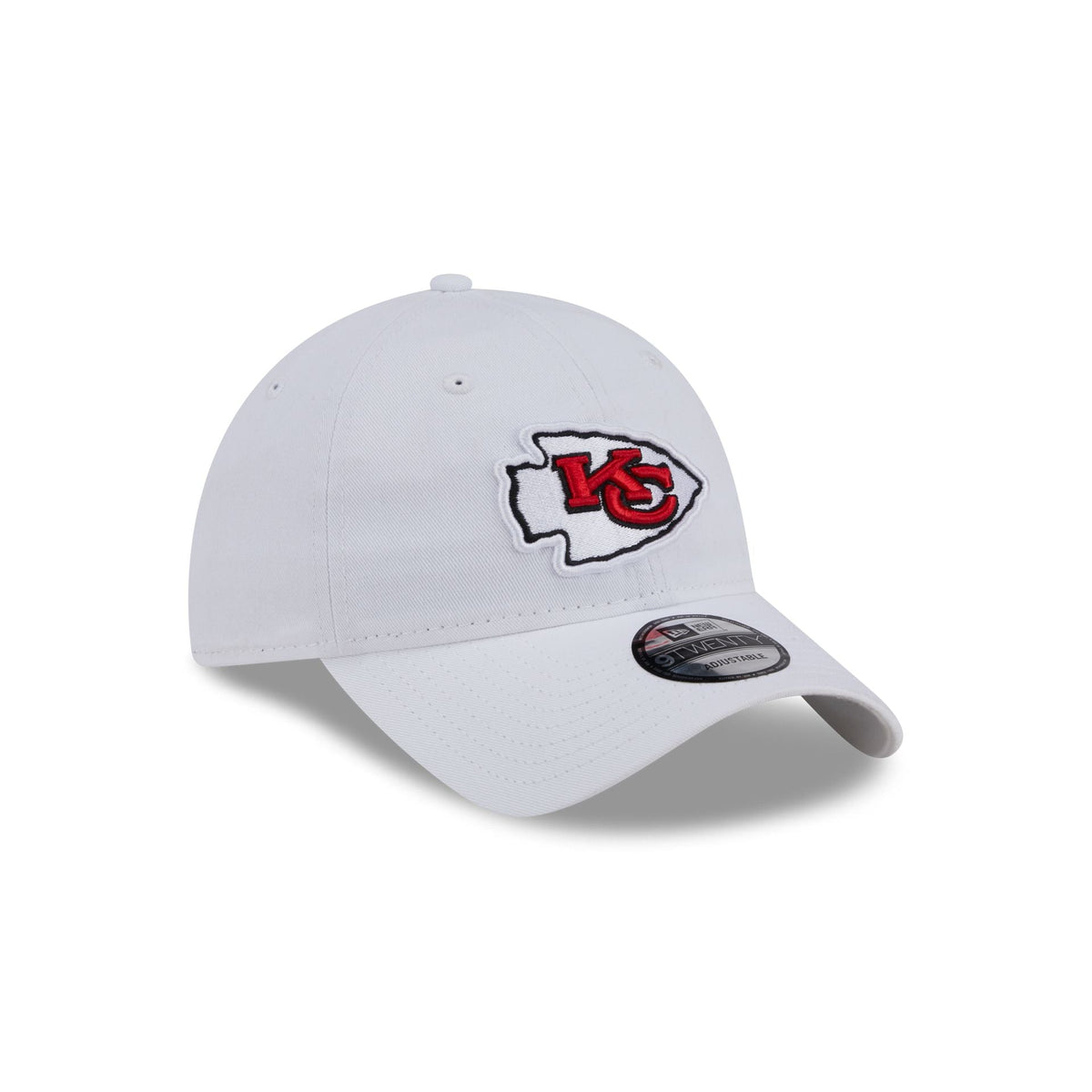 Kansas City Chiefs White 9TWENTY Adjustable Hat