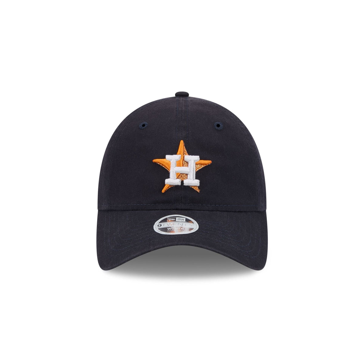 Houston Astros Glitter Logo Women's 9TWENTY Adjustable Hat