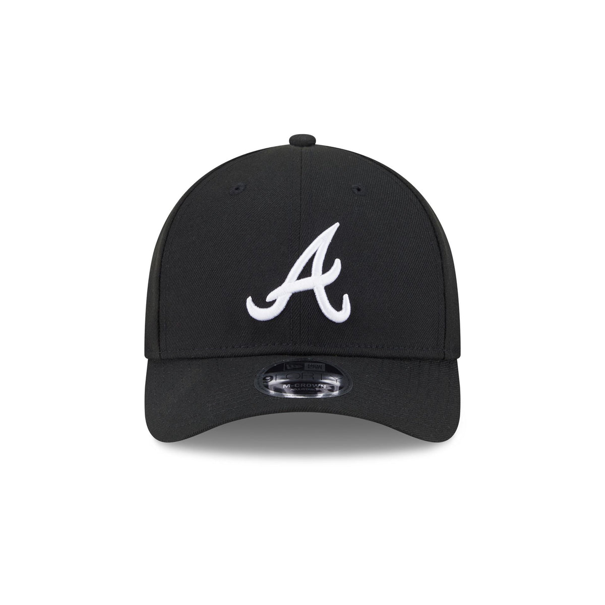 Atlanta Braves Black Authentic Collection 9FORTY M-Crown Snapback Hat