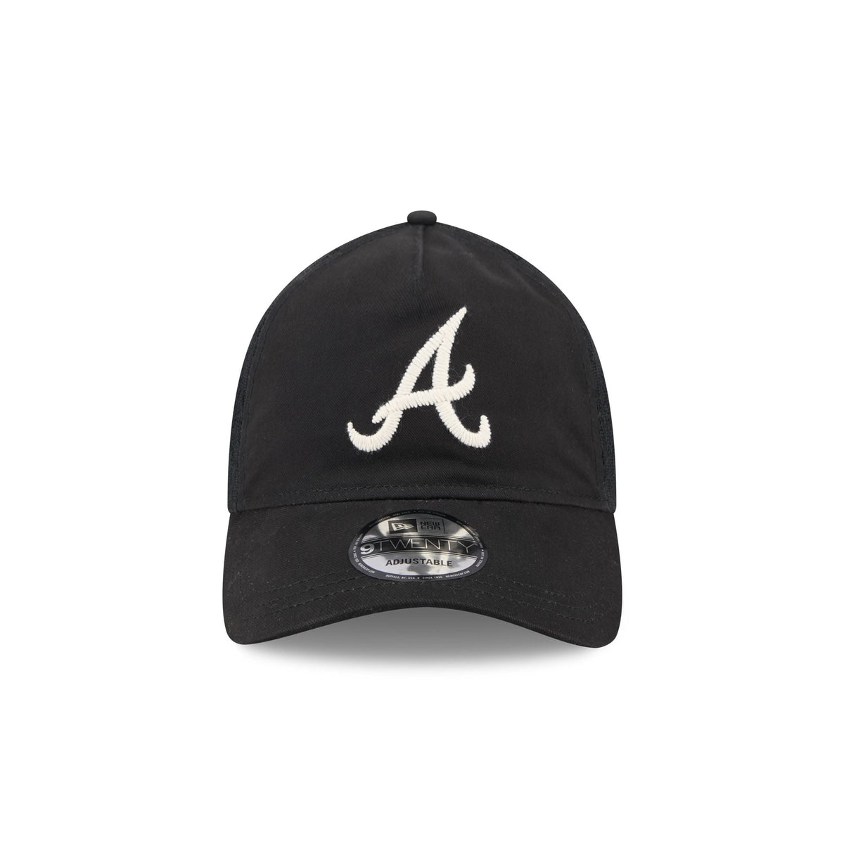 Atlanta Braves Embroidered Mesh 9TWENTY A-Frame Adjustable Hat