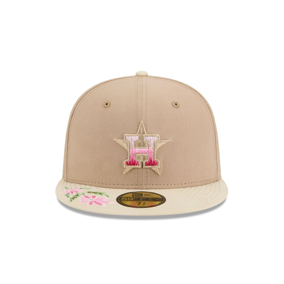 Houston Astros Hand Stitched Floral 59FIFTY Fitted Hat