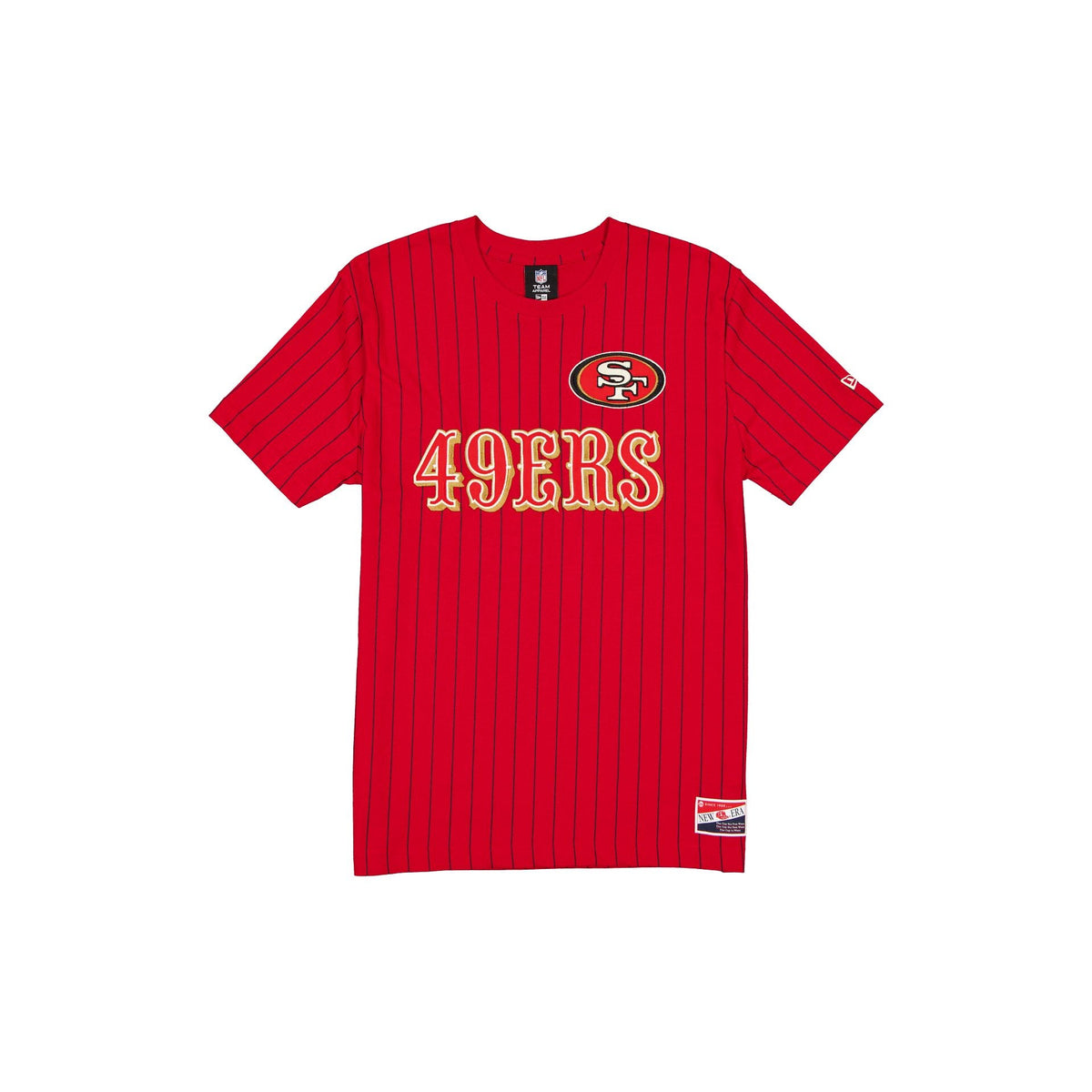 San Francisco 49ers Throwback Retro Pinstripe T-Shirt